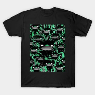 ALIEN Invasion Spaceship T-Shirt